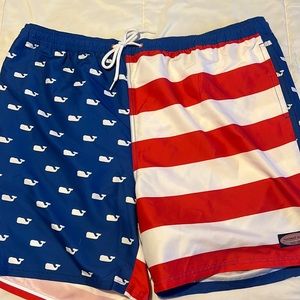 Vineyard vines swim trunks!